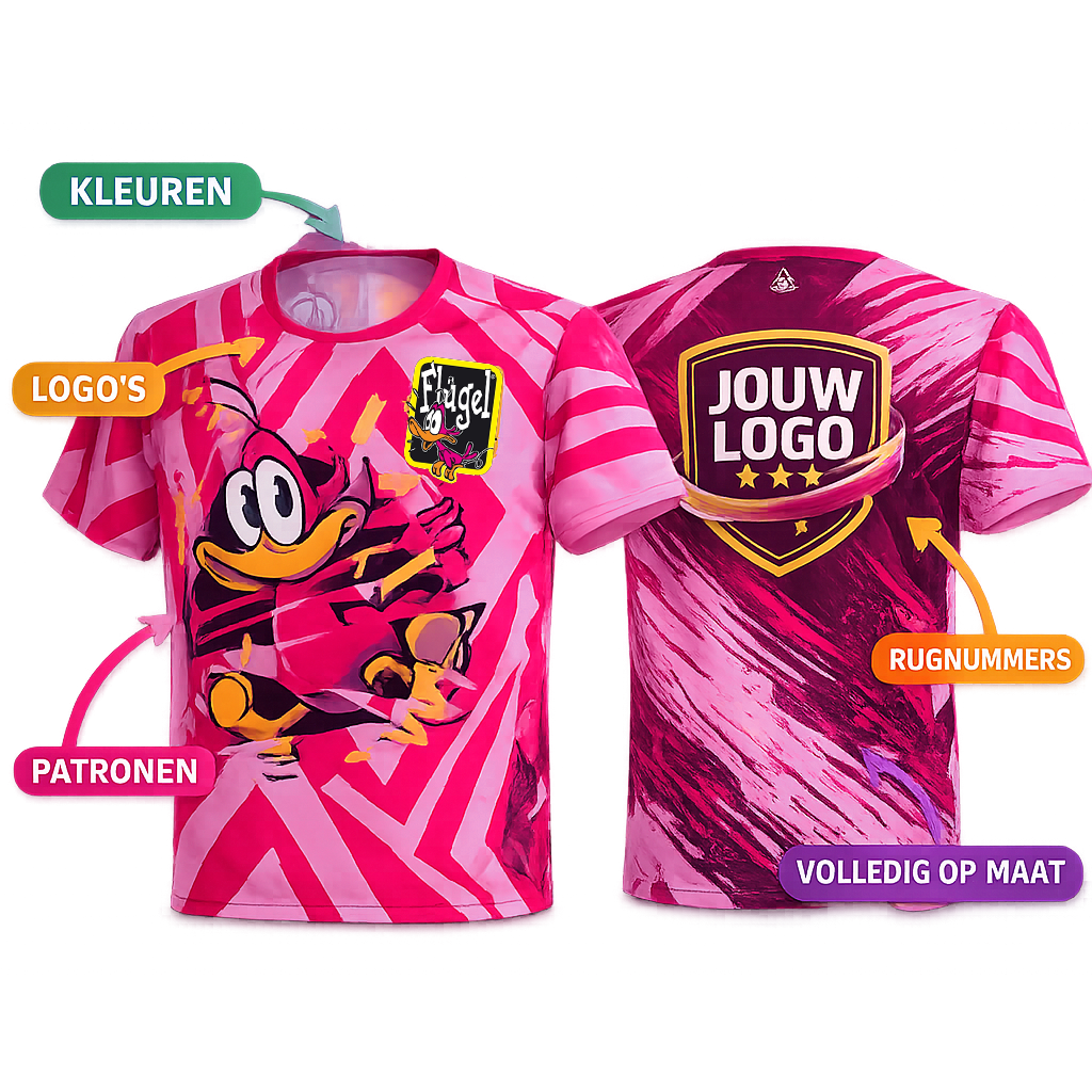 Sublimatie shirt volledig op maat